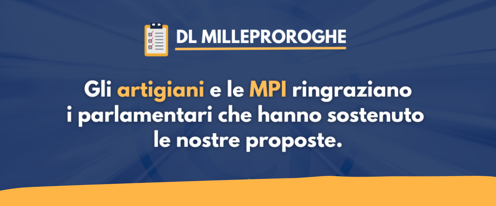 Decreto Milleproroghe proposte Confartigianato