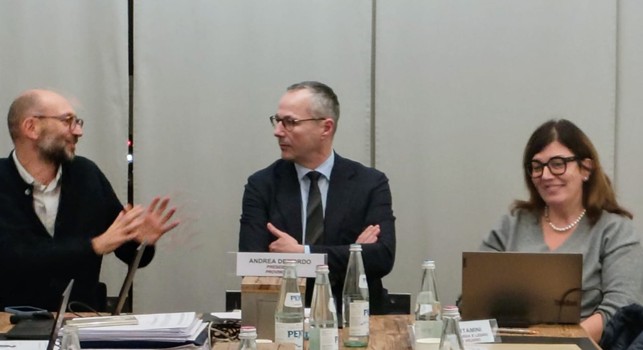 Da sinistra: Riccardo Salomone, Presidente Agenzia del Lavoro; Andrea De Zordo, Presidente Associazione Artigiani Confartigianato Trentino; Stefania Terlizzi, dirigente generale Agenzia del Lavoro