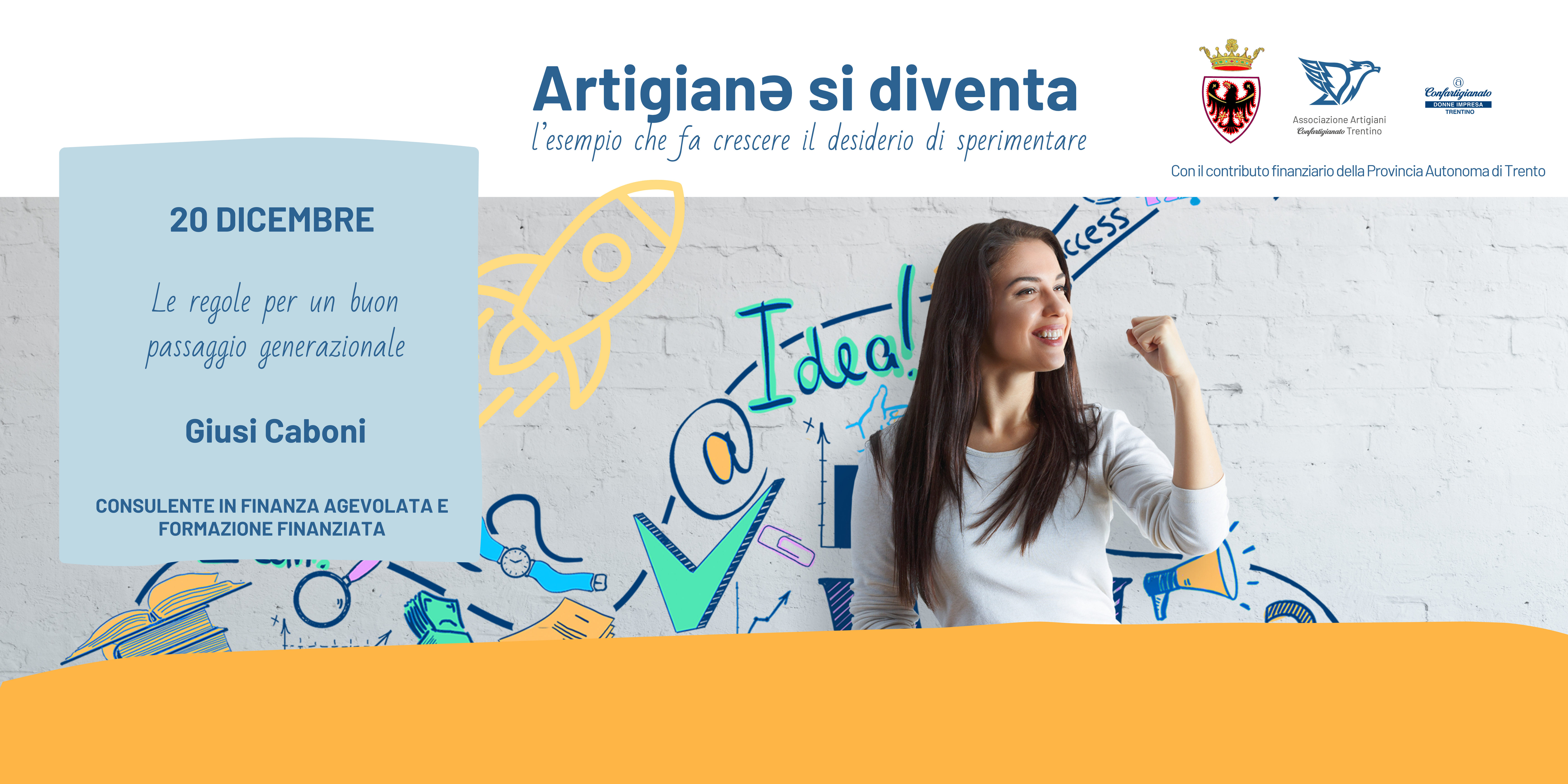 Artigianə si diventa:il passaggio generazionale non è un passaggio di consegne