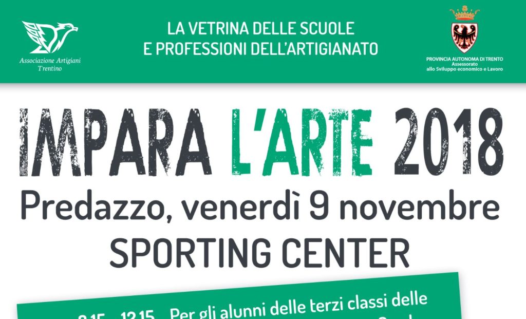 IMPARA L’ARTE 2018 – torna l’evento di Predazzo!