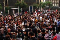 1 dicembre 2010: manifestazione contro la crisi in edilizia