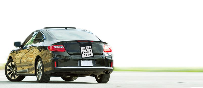 Problematica targa prova – sentenza corte di cassazione