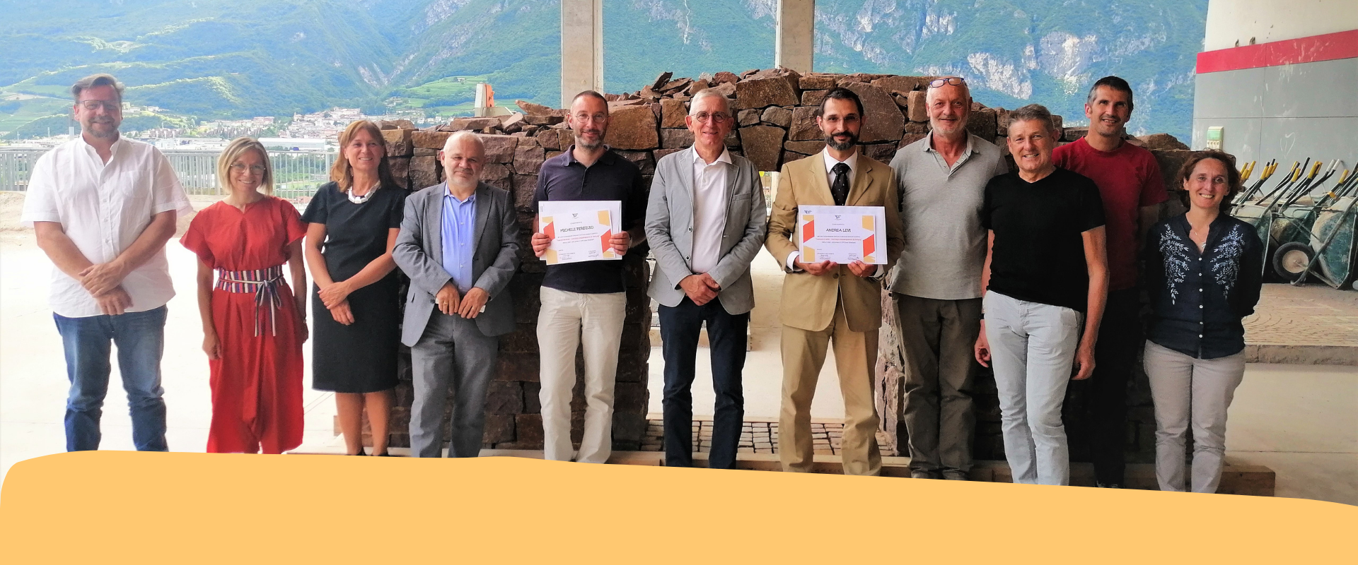 Andrea Levi e Michele Peruzzo premiati all’ENAIP di Villazzano