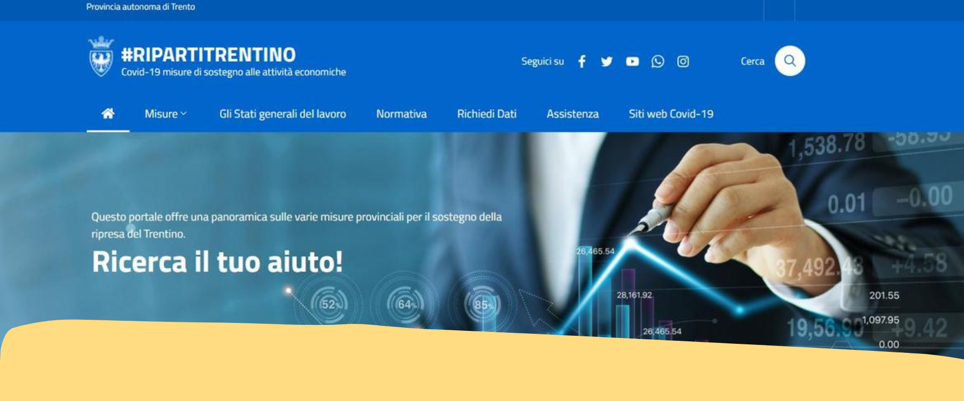 Provincia, aggiornato il protocollo per il credito agli operatori colpiti dalla crisi Covid