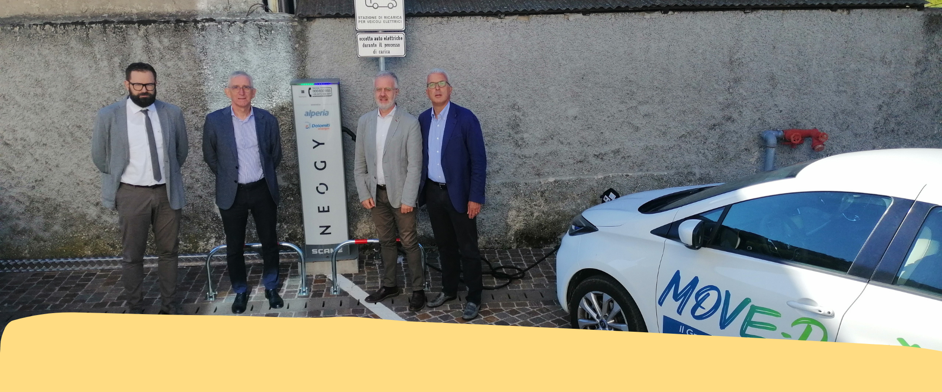 Una colonnina per auto elettriche all’Associazione Artigiani