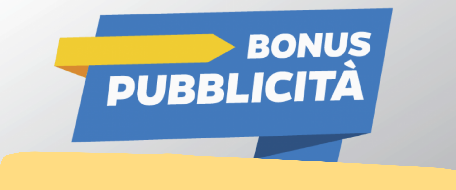 Bonus pubblicità fino al 31.10