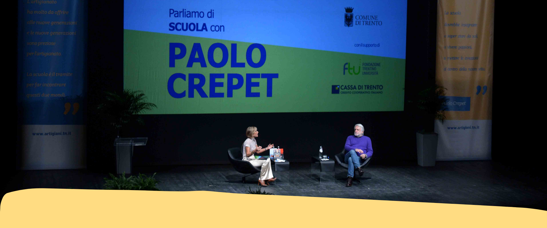 Un successo la serata con Paolo Crepet