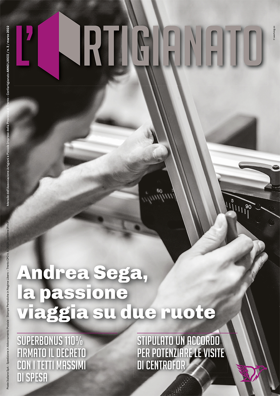 Andrea Sega, la passione viaggia su due ruote