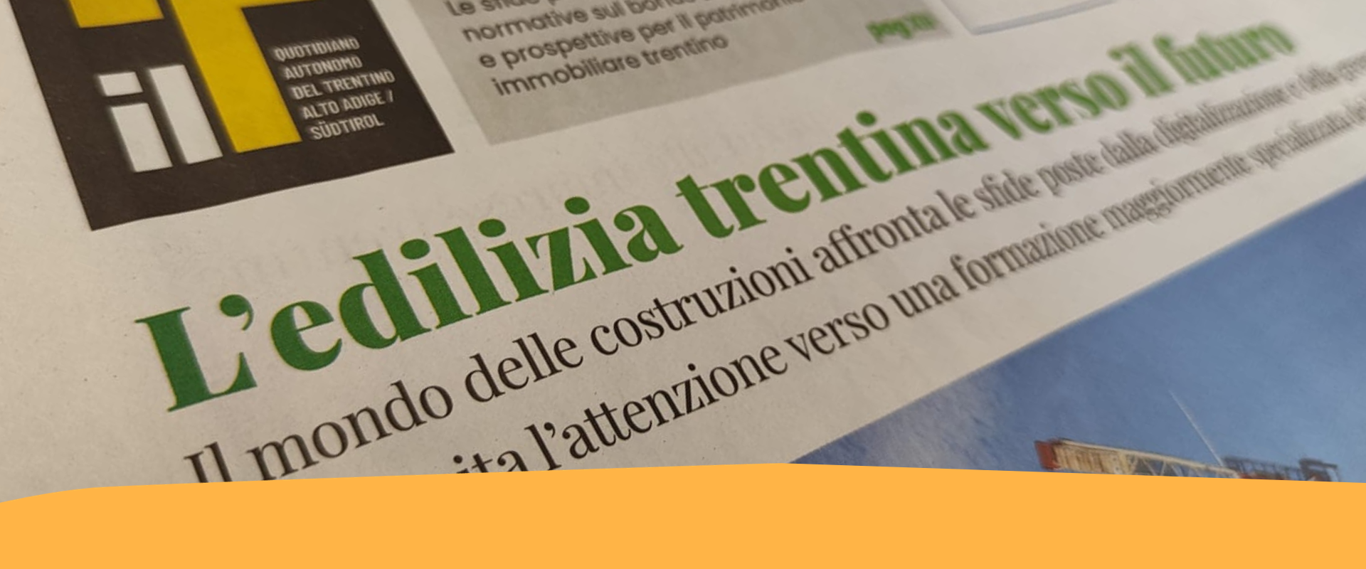 Il futuro dell’edilizia trentina: lo speciale del quotidiano Il T