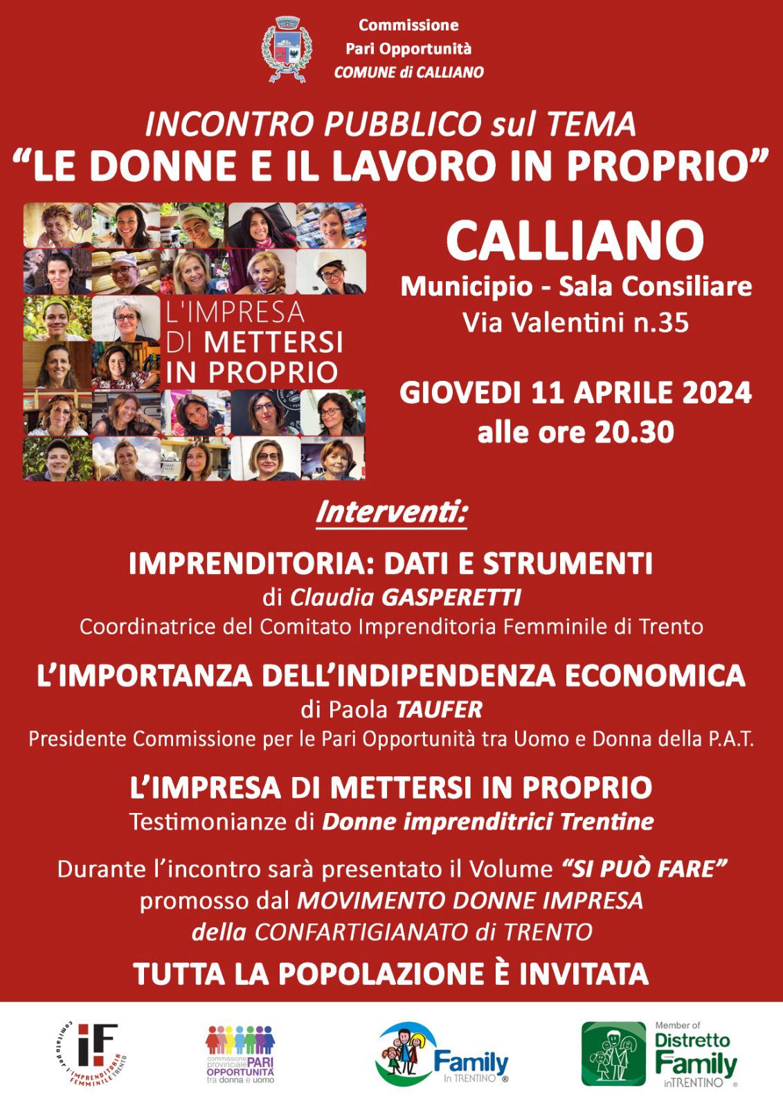 Le donne e il lavoro in proprio