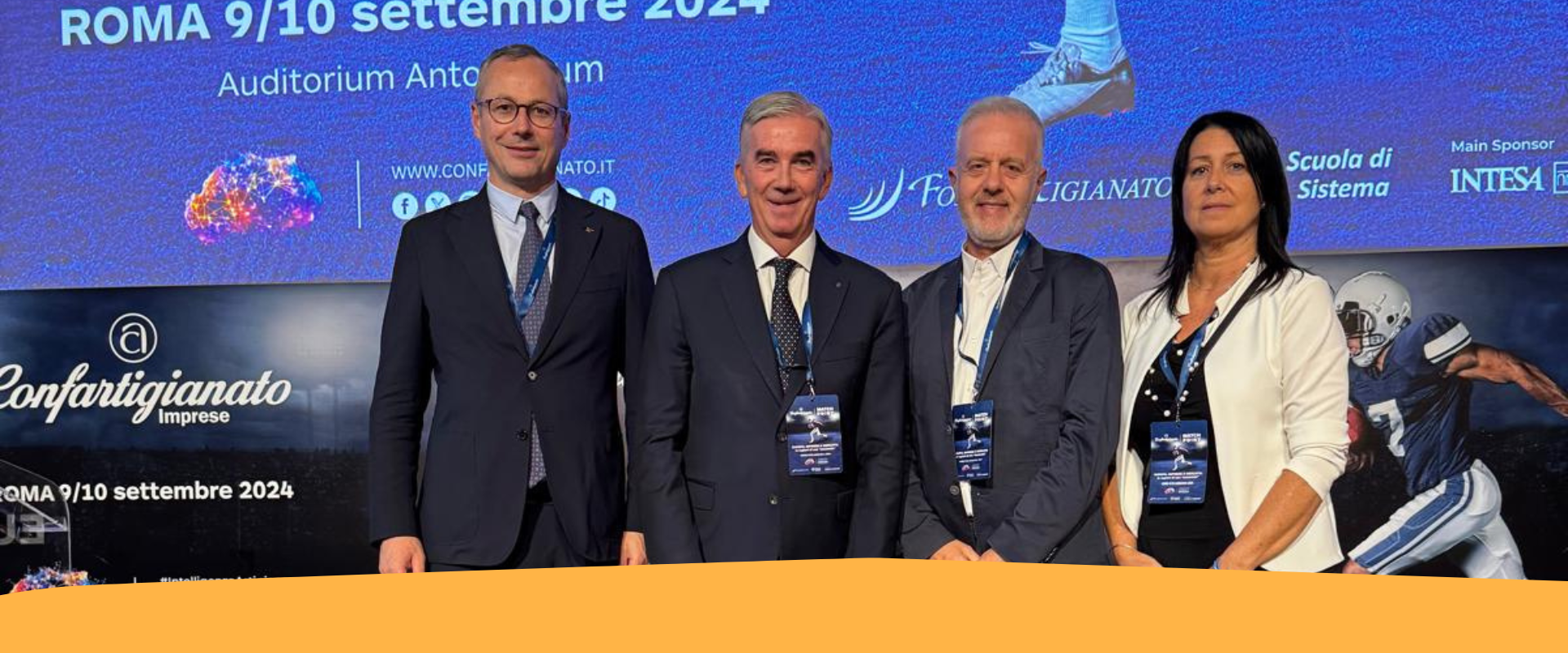 I vertici dell’Associazione Artigiani a Roma per Match Point