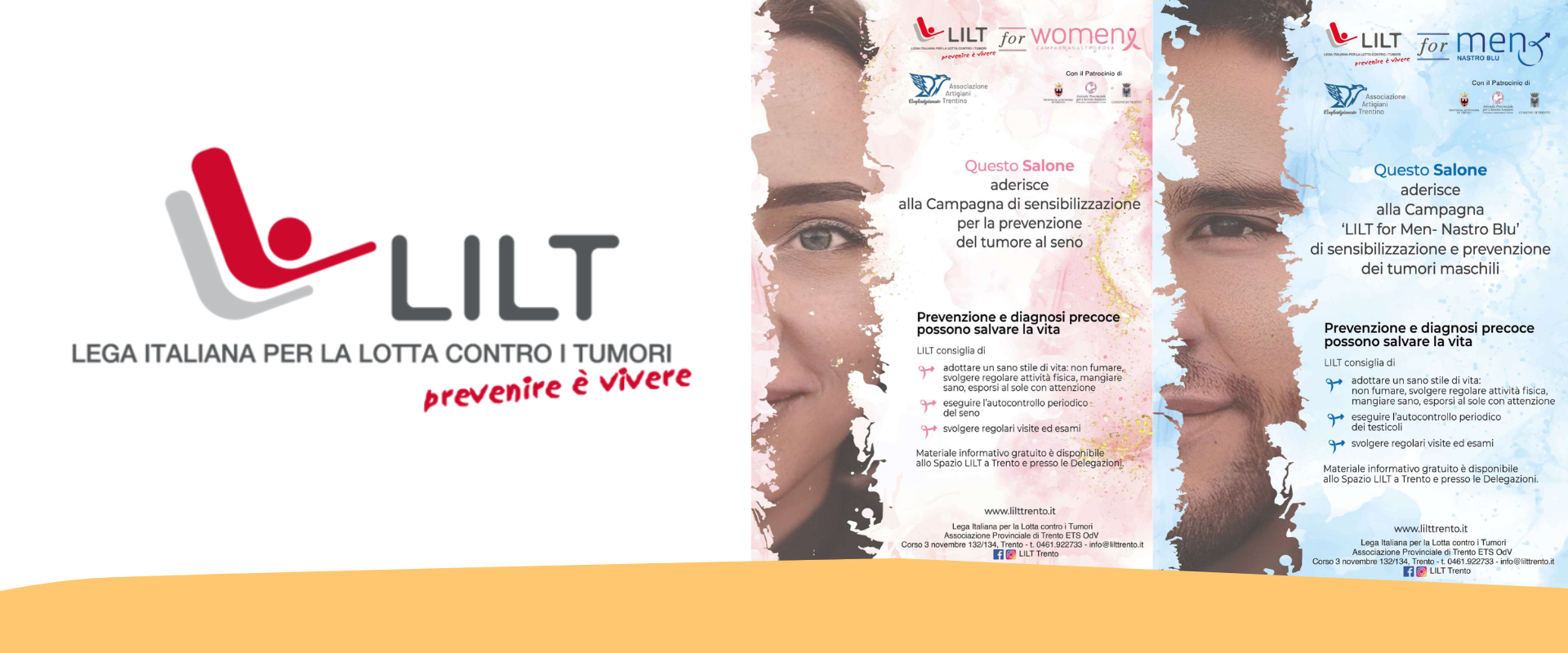 Promemoria Campagna LILT for Women – Nastro Rosa e LILT for Men – Nastro Blu 2025