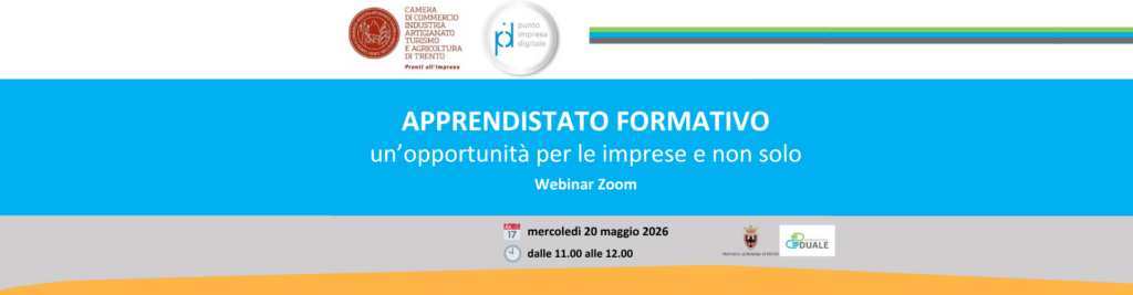 20 maggio, Apprendistato formativo: un webinar gratuito per le imprese